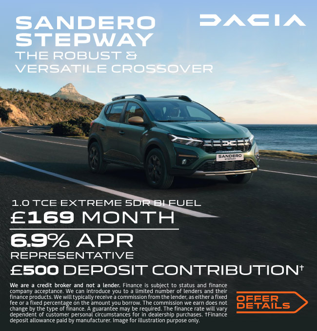 New Dacia Sandero Stepway Sandero Stepway 1.0 TCe Extreme 5dr Hatchback for  sale