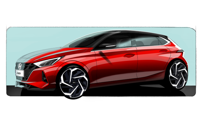 Hyundai Tease Design Of The All-New i20 