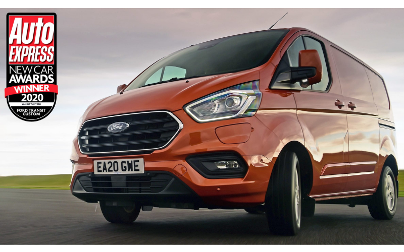 Ford Transit Custom Wins Van of the Year at 2020 Auto Express Awards
