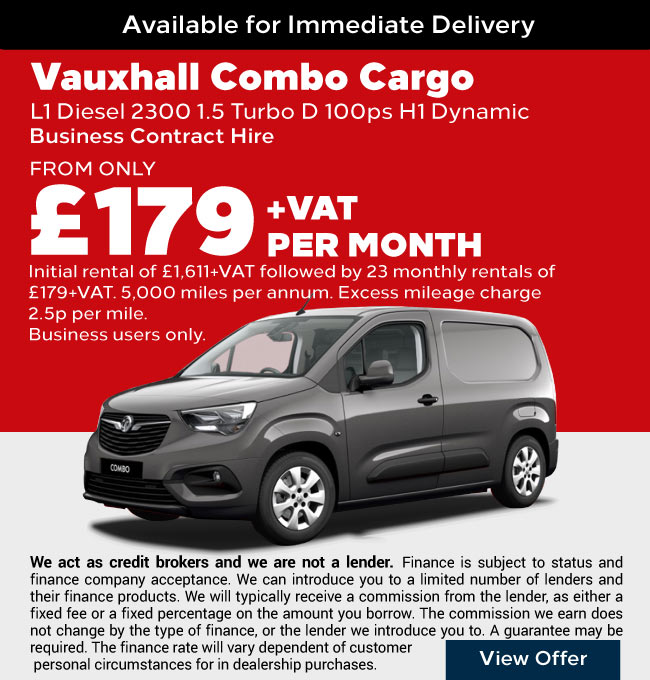 Vauxhall Combo Cargo L1 Dynamic 040821